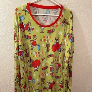 NWOT The Grinch Pajama Set (Top and Bottom)